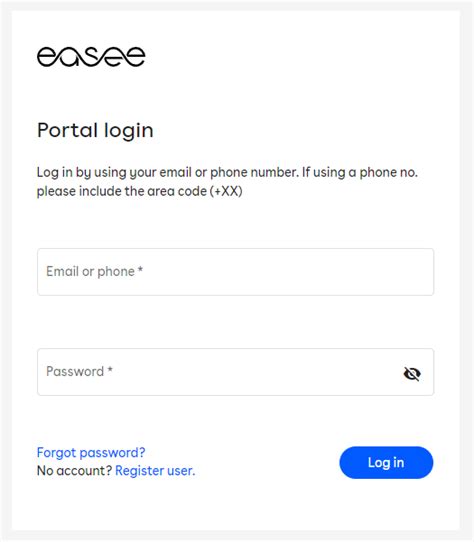 easee portal login